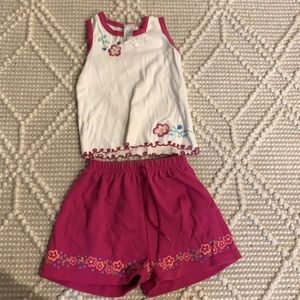Toddler tank and short set